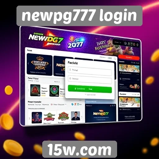 navegação intuitiva destaca o site newpg777 login
